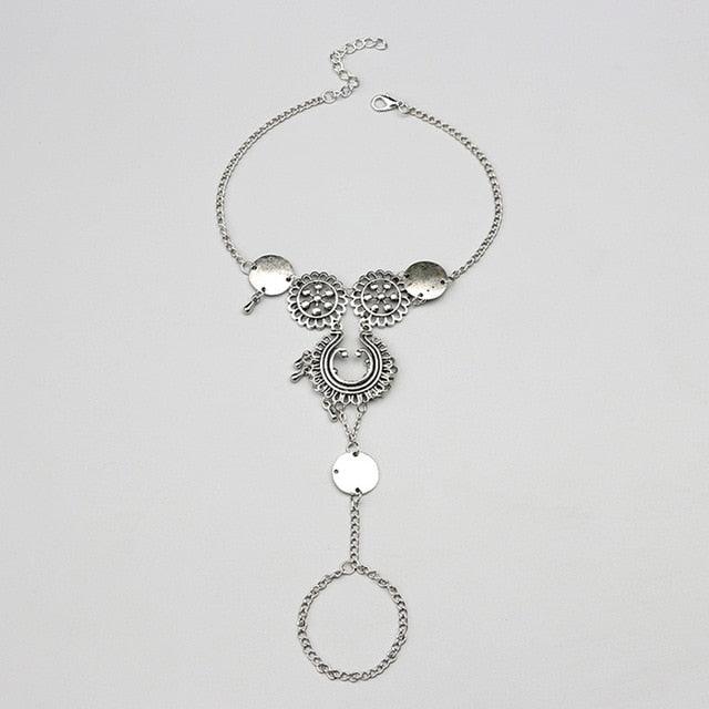 Silver Tassel Anklet Anklets - The Burner Shop
