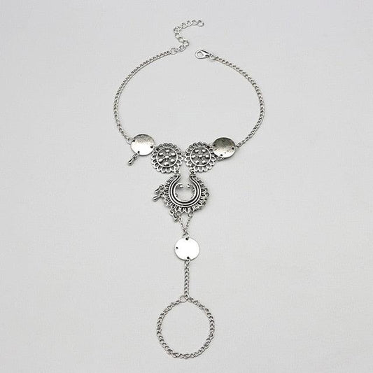 Silver Tassel Anklet Anklets - The Burner Shop
