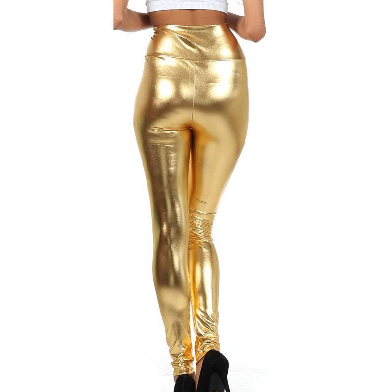 Simple Shiney Leggings for Adult Women Leggings - The Burner Shop