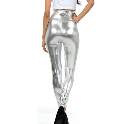 Simple Shiney Leggings for Adult Women Leggings - The Burner Shop