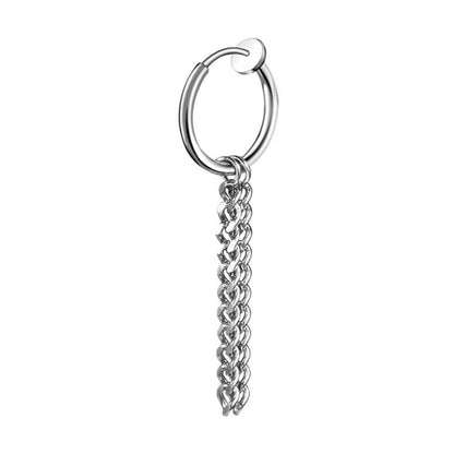Stainless Steel Clip Earrings Earrings - The Burner Shop