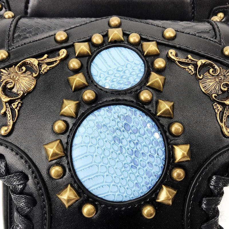 Steampunk Leather Waist Leg Bag Bags - The Burner Shop