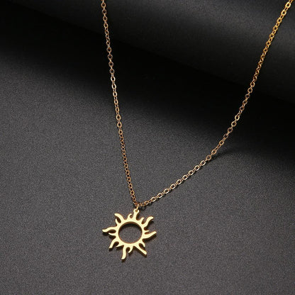Sun Pendant Necklace Necklaces - The Burner Shop