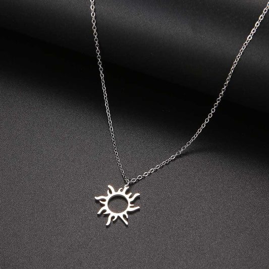 Sun Pendant Necklace Necklaces - The Burner Shop