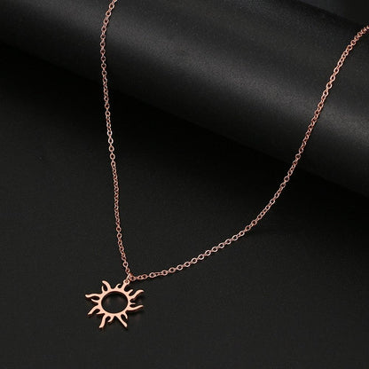 Sun Pendant Necklace Necklaces - The Burner Shop