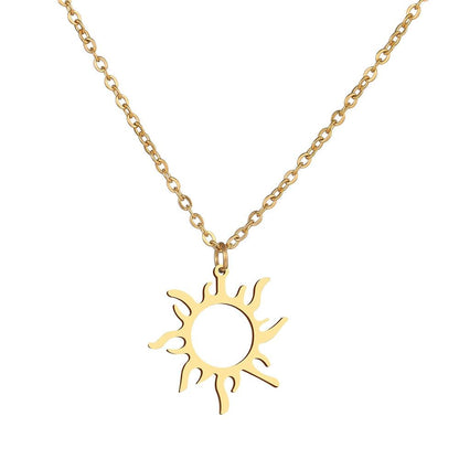 Sun Pendant Necklace Necklaces - The Burner Shop