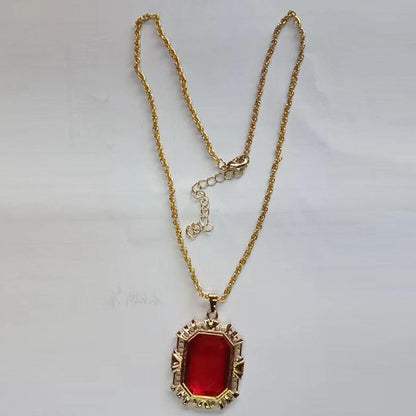 The Sandman Ruby Necklace Necklaces - The Burner Shop