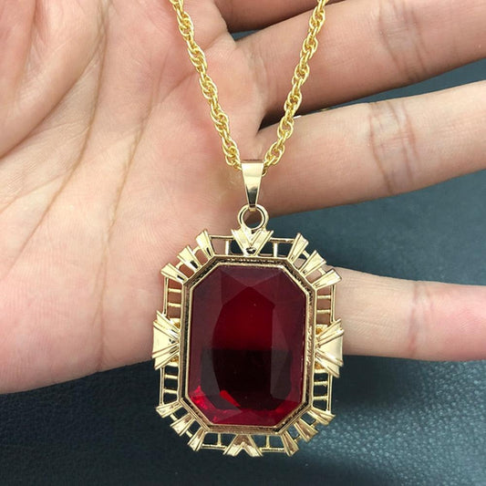 The Sandman Ruby Necklace Necklaces - The Burner Shop