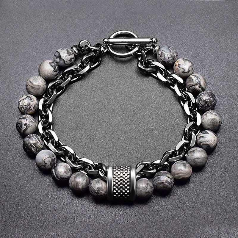 Tiger Eye Stone Beaded Bracelet Bracelets - The Burner Shop