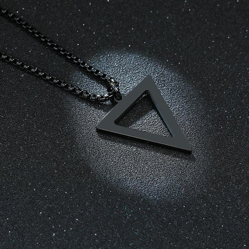 Triangle Pendant Necklaces - The Burner Shop