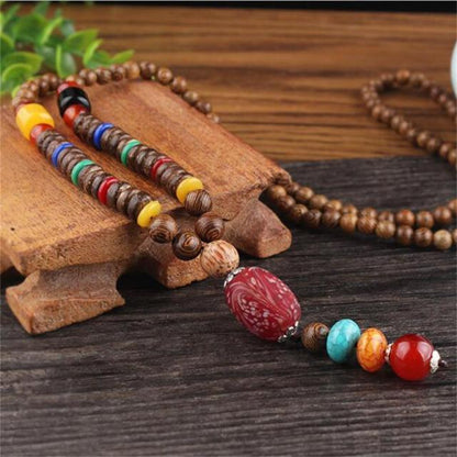 Unisex Handmade Beads Pendant Necklaces - The Burner Shop