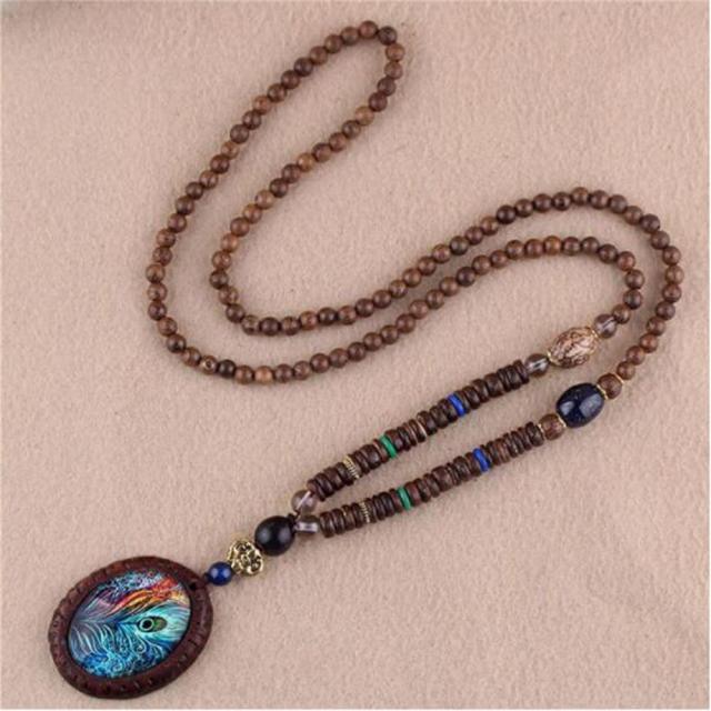 Unisex Handmade Beads Pendant Necklaces - The Burner Shop