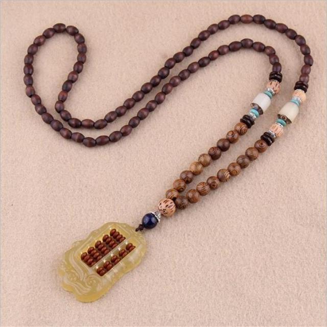 Unisex Handmade Beads Pendant Necklaces - The Burner Shop