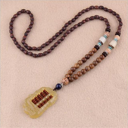 Unisex Handmade Beads Pendant Necklaces - The Burner Shop