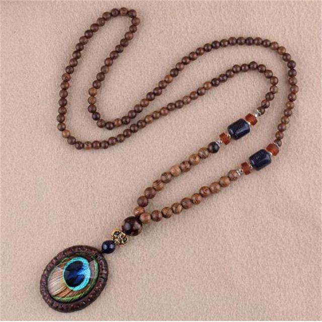 Unisex Handmade Beads Pendant Necklaces - The Burner Shop