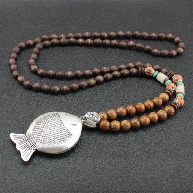 Unisex Handmade Beads Pendant Necklaces - The Burner Shop