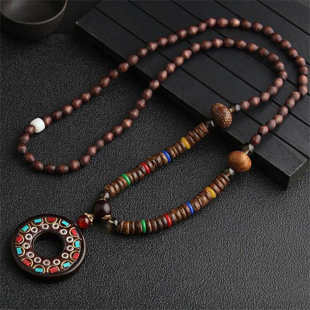 Unisex Handmade Beads Pendant Necklaces - The Burner Shop