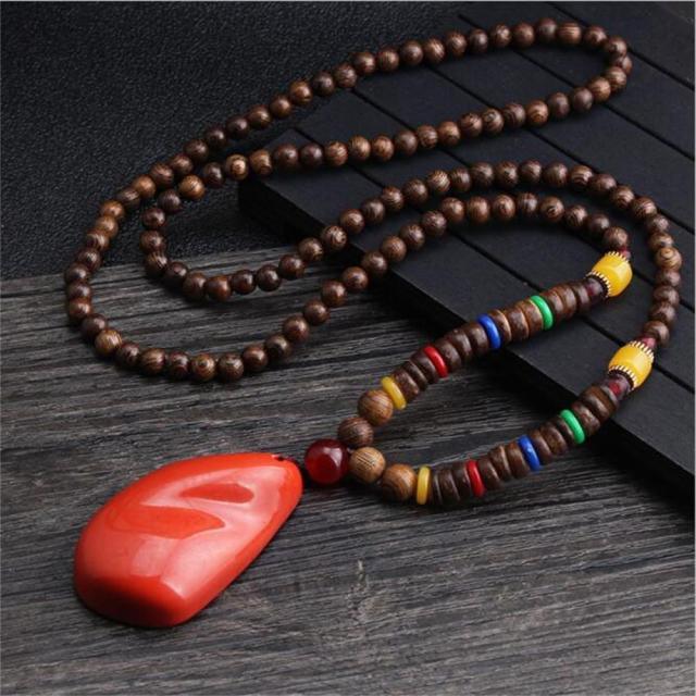Unisex Handmade Beads Pendant Necklaces - The Burner Shop