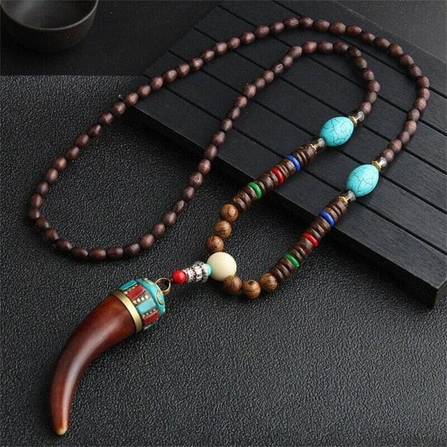 Unisex Handmade Beads Pendant Necklaces - The Burner Shop