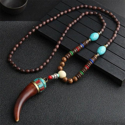 Unisex Handmade Beads Pendant Necklaces - The Burner Shop