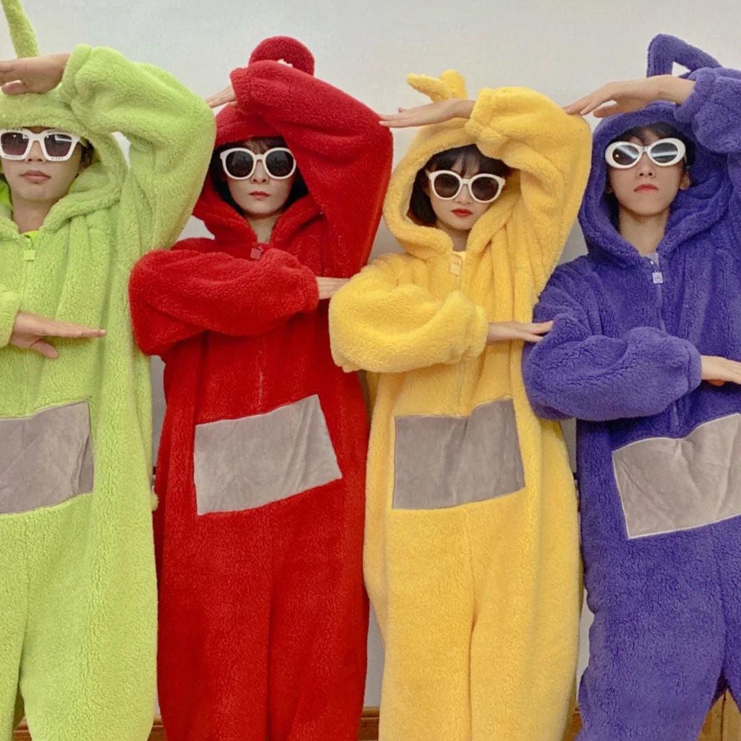 Unisex Teletubbies Costumes Onesies - The Burner Shop
