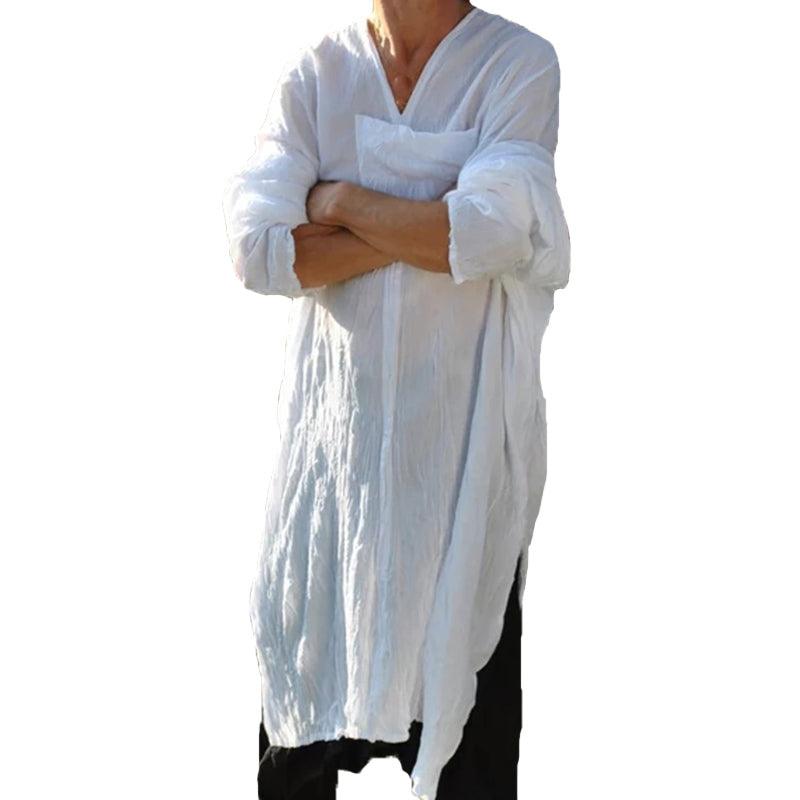 V-Neck Summer Kaftan Kaftan - The Burner Shop