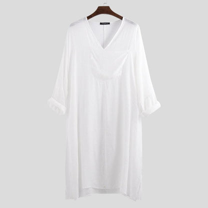V-Neck Summer Kaftan Kaftan - The Burner Shop