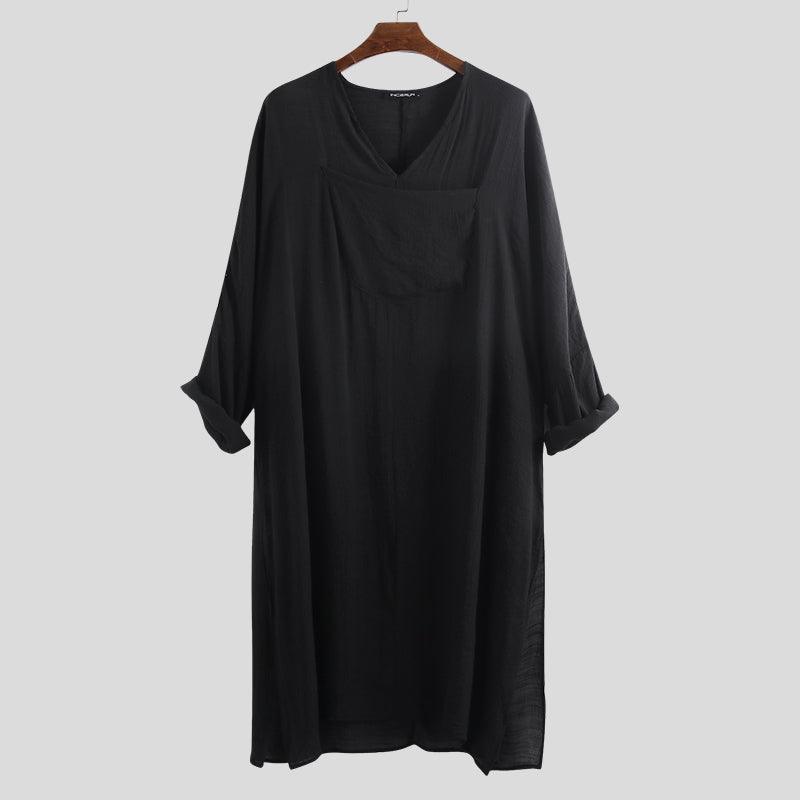 V-Neck Summer Kaftan Kaftan - The Burner Shop