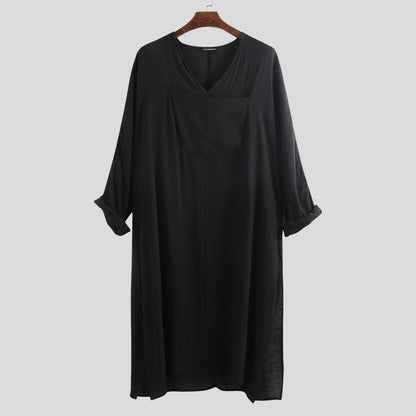 V-Neck Summer Kaftan Kaftan - The Burner Shop