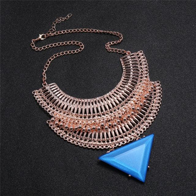 Vintage Bohemian Ethnic Maxi Statement Necklace Necklaces - The Burner Shop