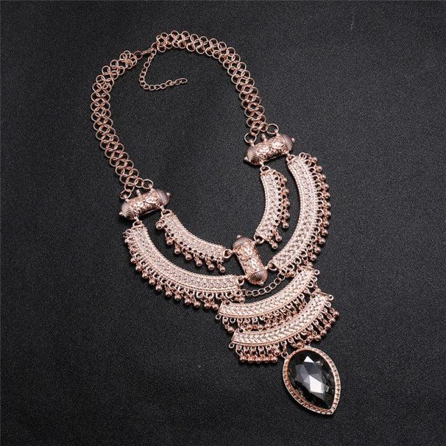 Vintage Bohemian Ethnic Maxi Statement Necklace Necklaces - The Burner Shop