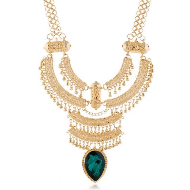 Vintage Bohemian Ethnic Maxi Statement Necklace Necklaces - The Burner Shop