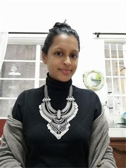 Vintage Bohemian Ethnic Maxi Statement Necklace Necklaces - The Burner Shop