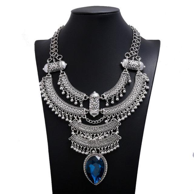 Vintage Bohemian Ethnic Maxi Statement Necklace Necklaces - The Burner Shop
