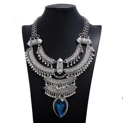 Vintage Bohemian Ethnic Maxi Statement Necklace Necklaces - The Burner Shop