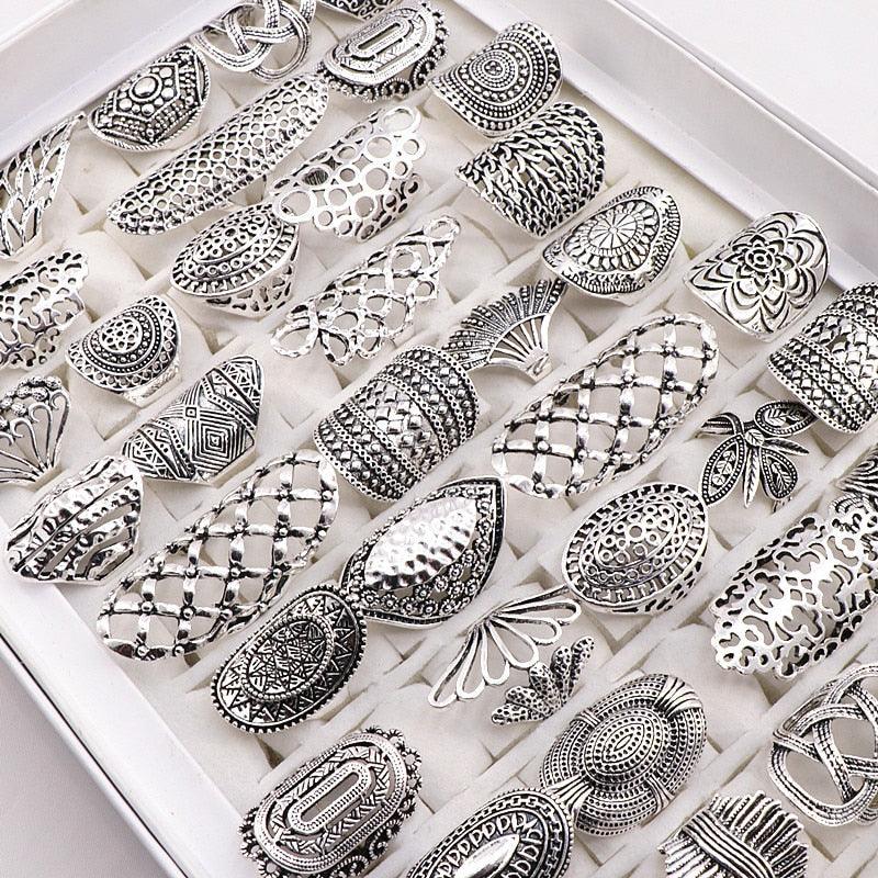 Vintage Boho Ring Set 20pcs Rings - The Burner Shop