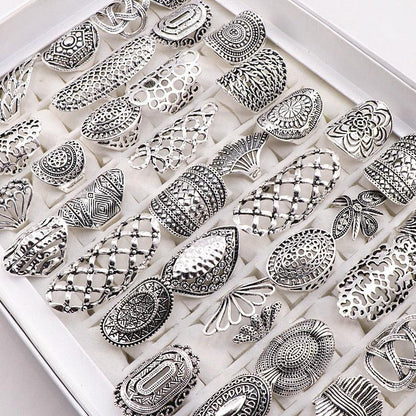 Vintage Boho Ring Set 20pcs Rings - The Burner Shop