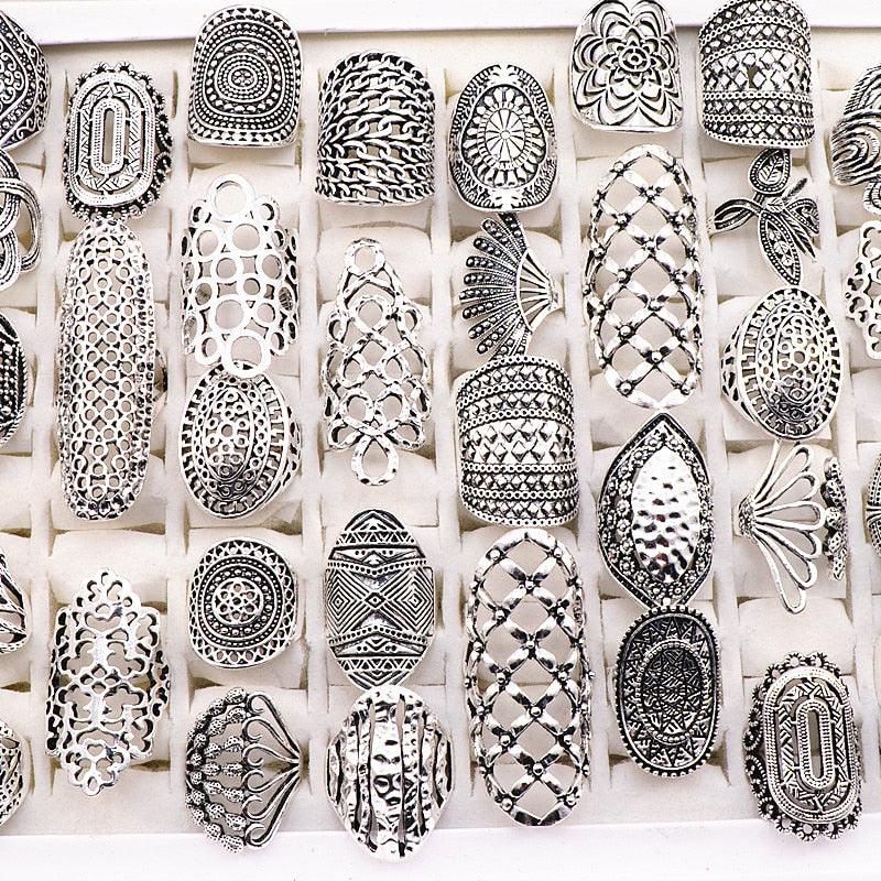 Vintage Boho Ring Set 20pcs Rings - The Burner Shop