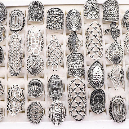 Vintage Boho Ring Set 20pcs Rings - The Burner Shop