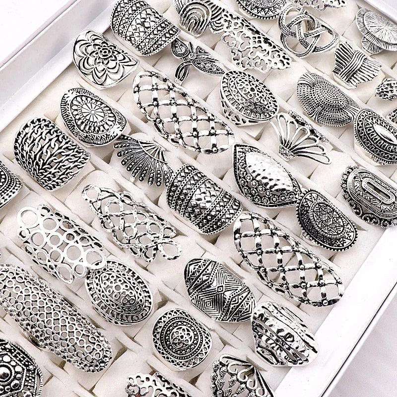 Vintage Boho Ring Set 20pcs Rings - The Burner Shop