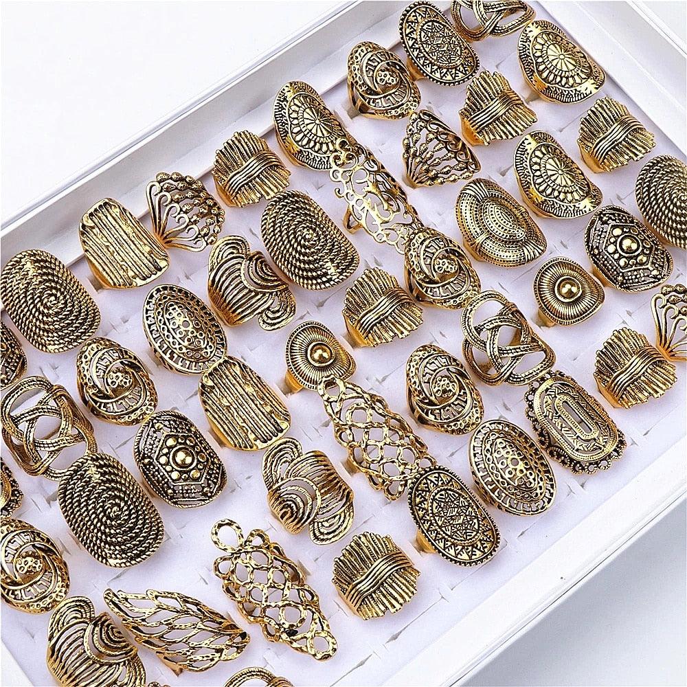 Vintage Boho Ring Set 20pcs Rings - The Burner Shop