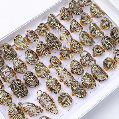 Vintage Boho Ring Set 20pcs Rings - The Burner Shop