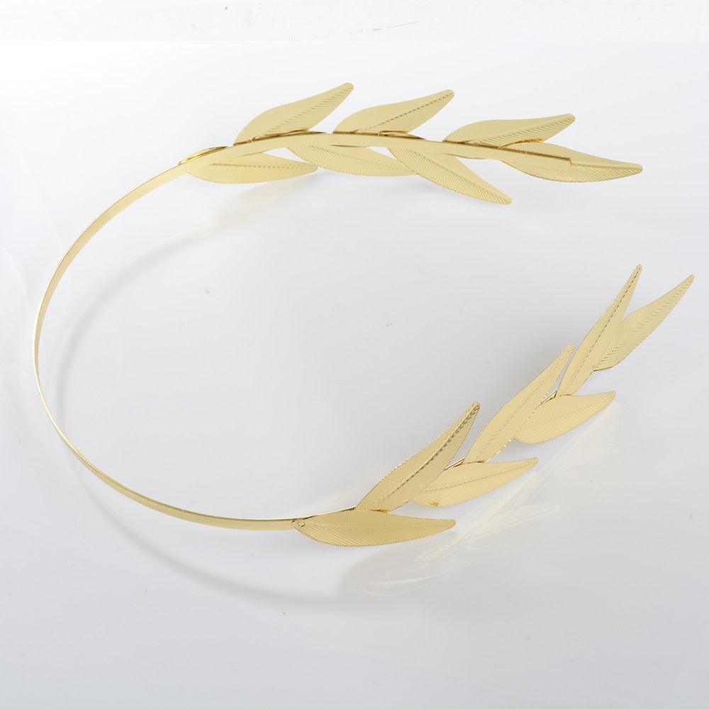 Vintage Gold Leaf Headband Headbands - The Burner Shop