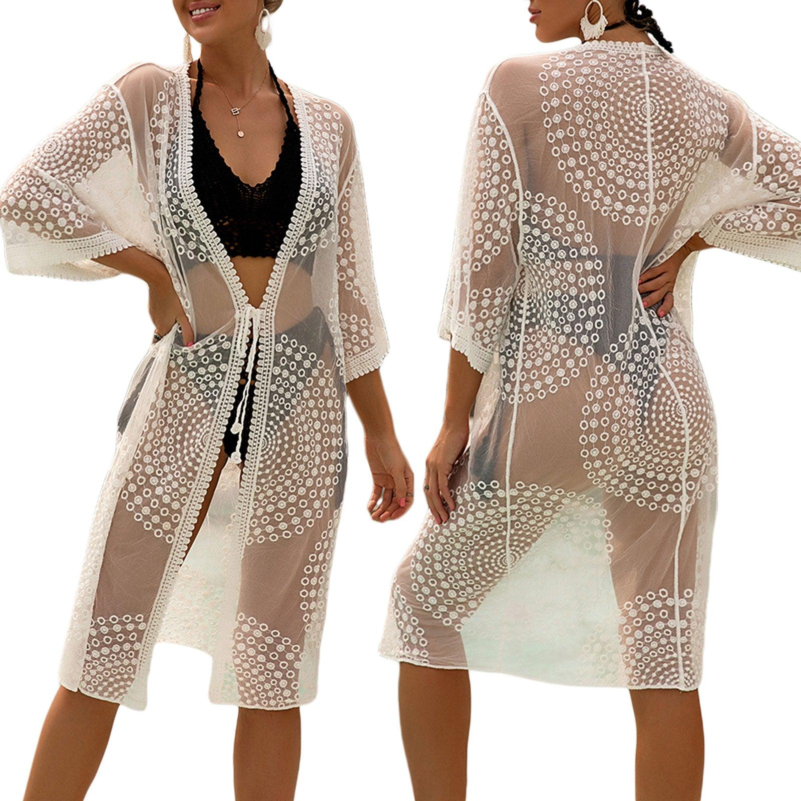 White Lace Cover Up Cover Ups - The Burner Shop