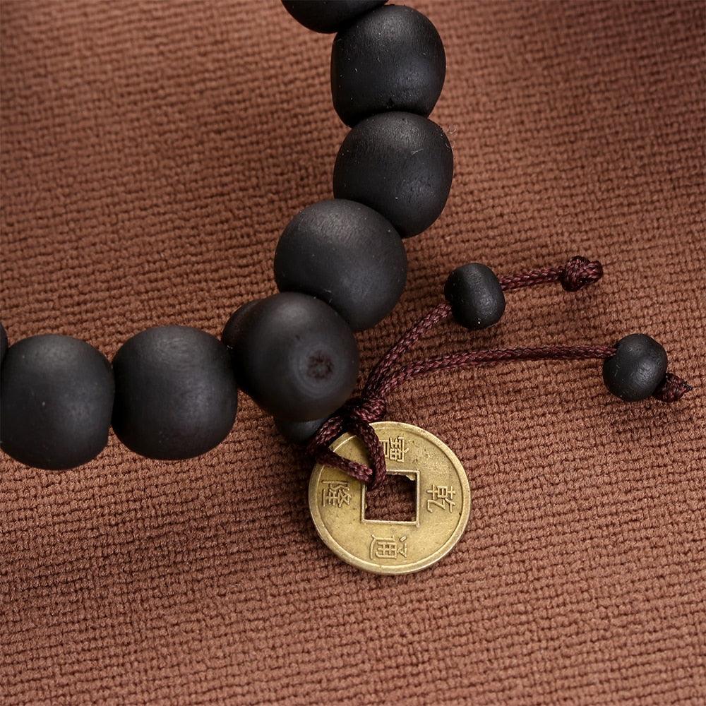 Wood Bead Buddhist Bracelet Bracelets - The Burner Shop